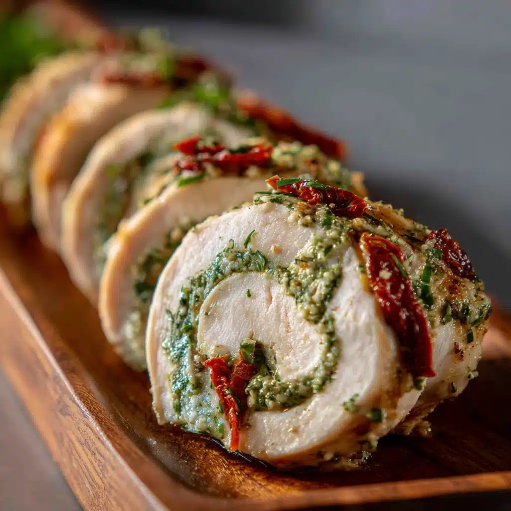 Sundried Tomato Pesto Chicken Rolls Recipe