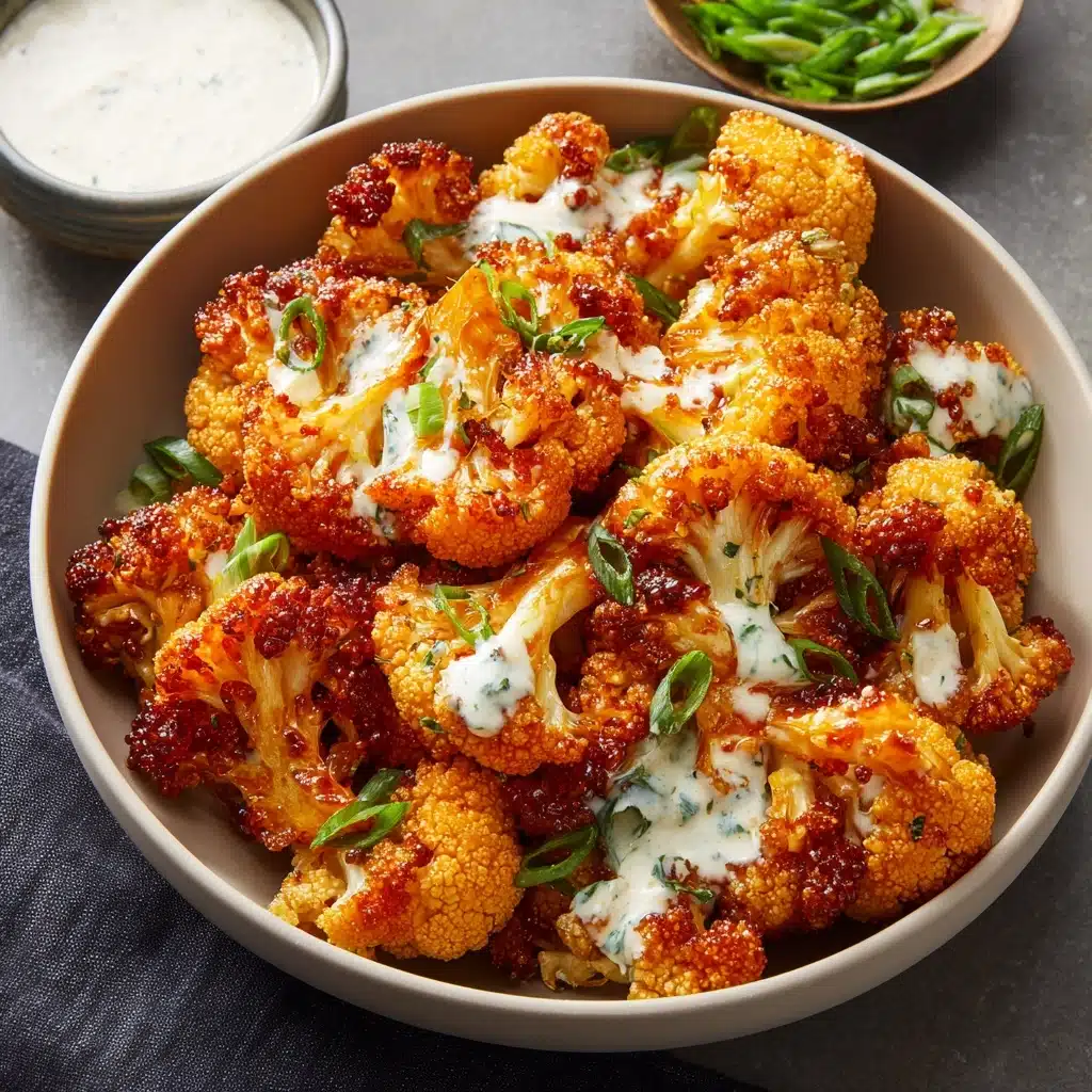 Crispy Air Fryer Buffalo Cauliflower Recipe