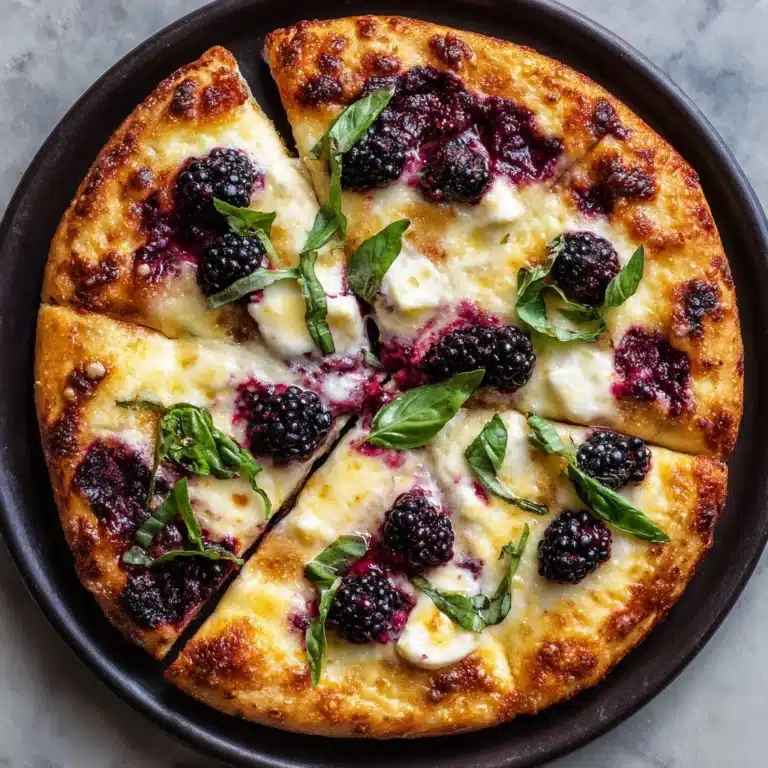 Blackberry Basil Pizza Recipe
