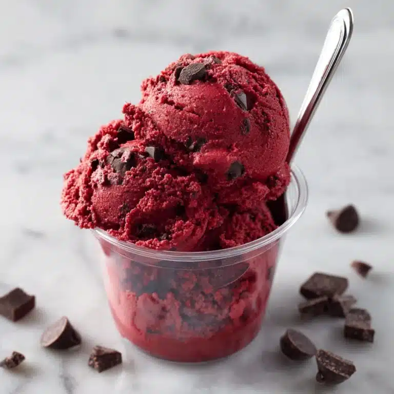 Edible Red Velvet Cookie Dough Recipe