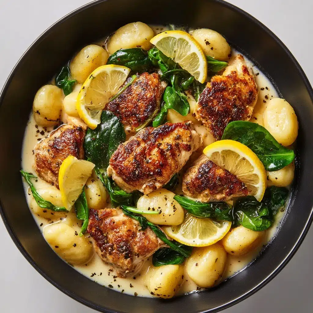 Lemon Chicken Gnocchi Dish Recipe - Recipe Image
