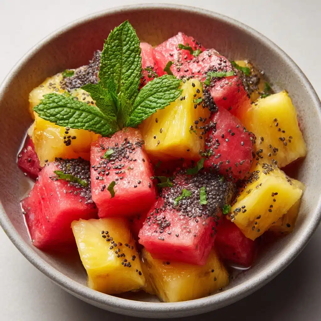 Watermelon Pineapple Salad Recipe - Recipe Image