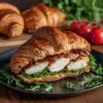 Chicken Caesar Croissant Sandwich Recipe