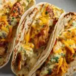 Cheesy Garlic Chicken Wraps Recipe