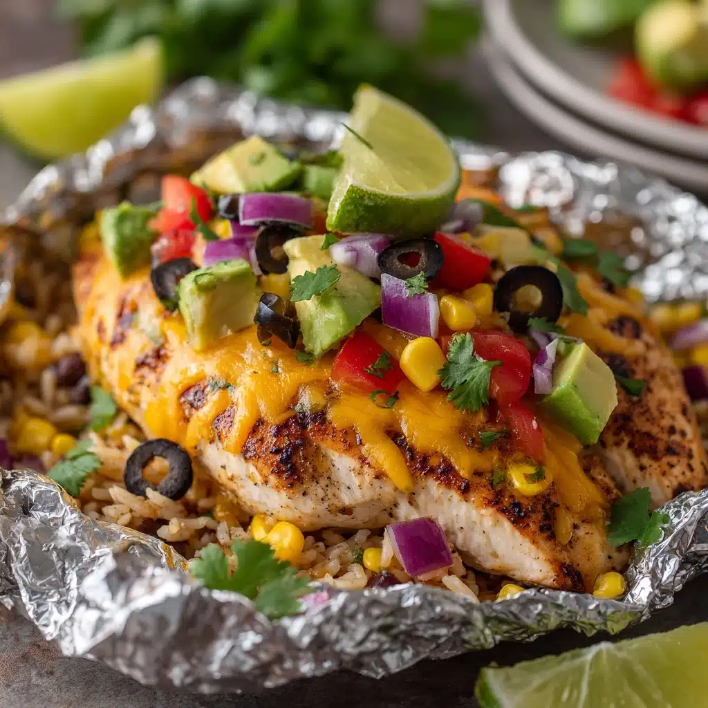 Santa Fe Chicken Foil Packets Recipe