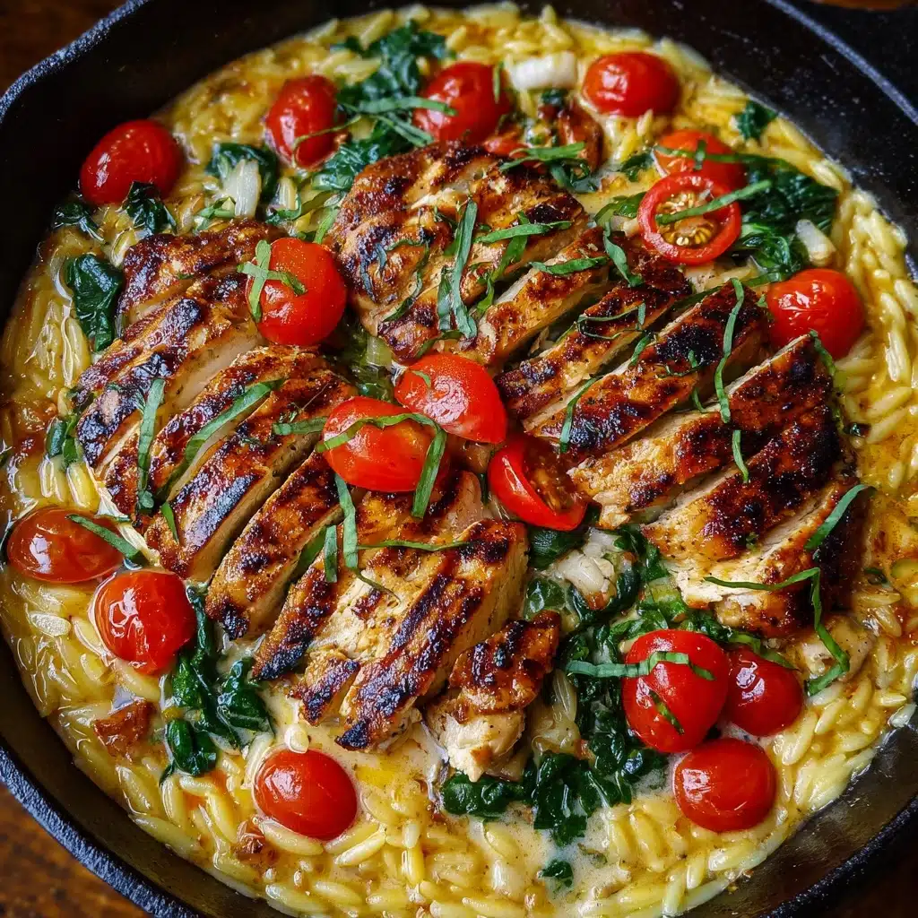 One-Pot Chicken Orzo Skillet Recipe