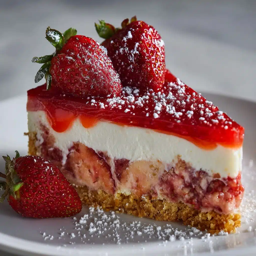 Easy Strawberry Cheesecake Dump Cake Recipe - Recipe Image