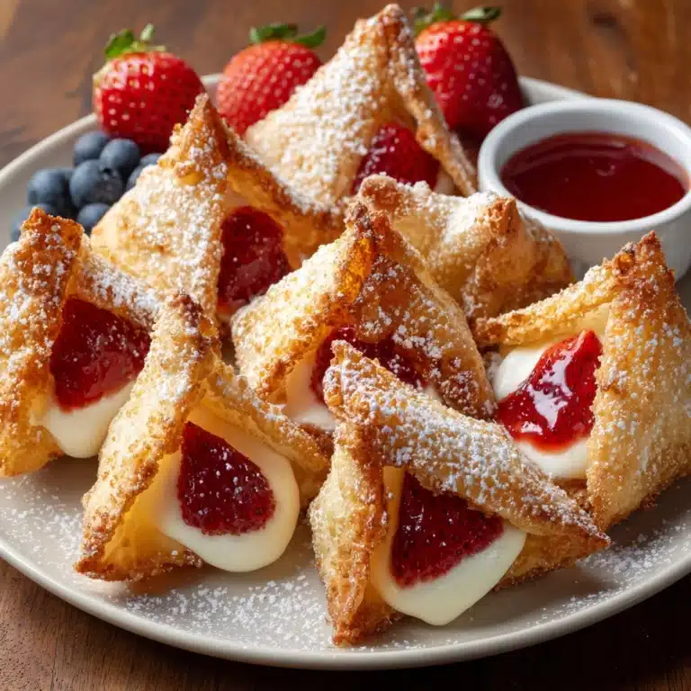 Deep Fried Strawberry Cheesecake Recipe
