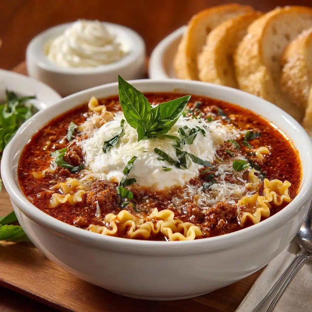 Crockpot Lasagna Soup Recipe