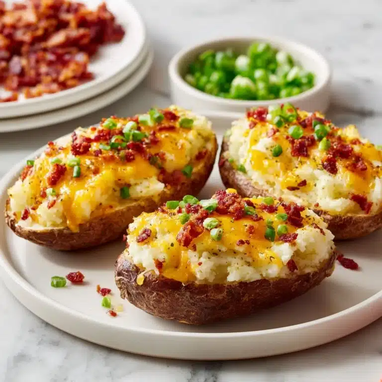 Air Fryer Twice Baked Potatoes Recipe