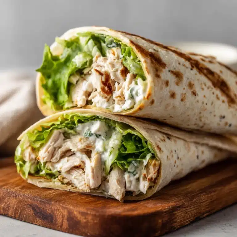 Chicken Caesar Wraps Recipe