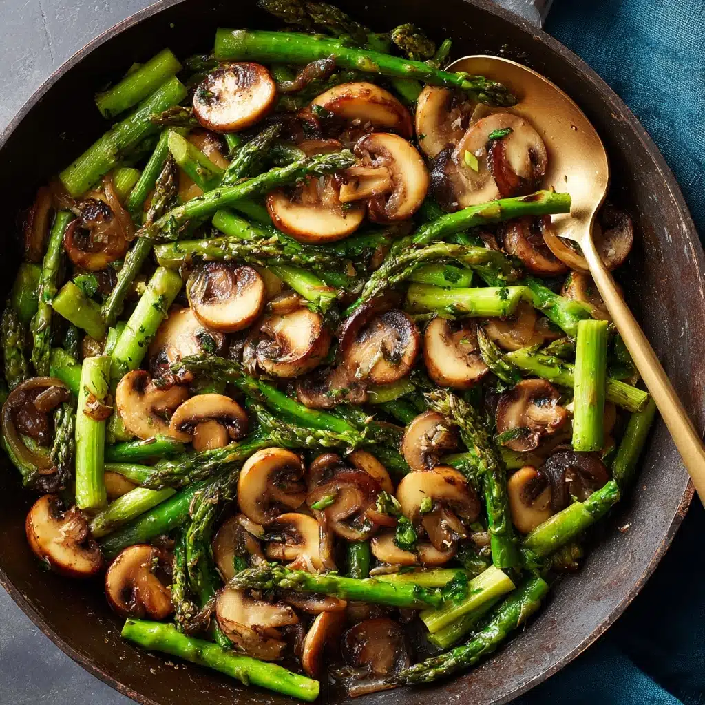 Sautéed Asparagus and Mushrooms Recipe
