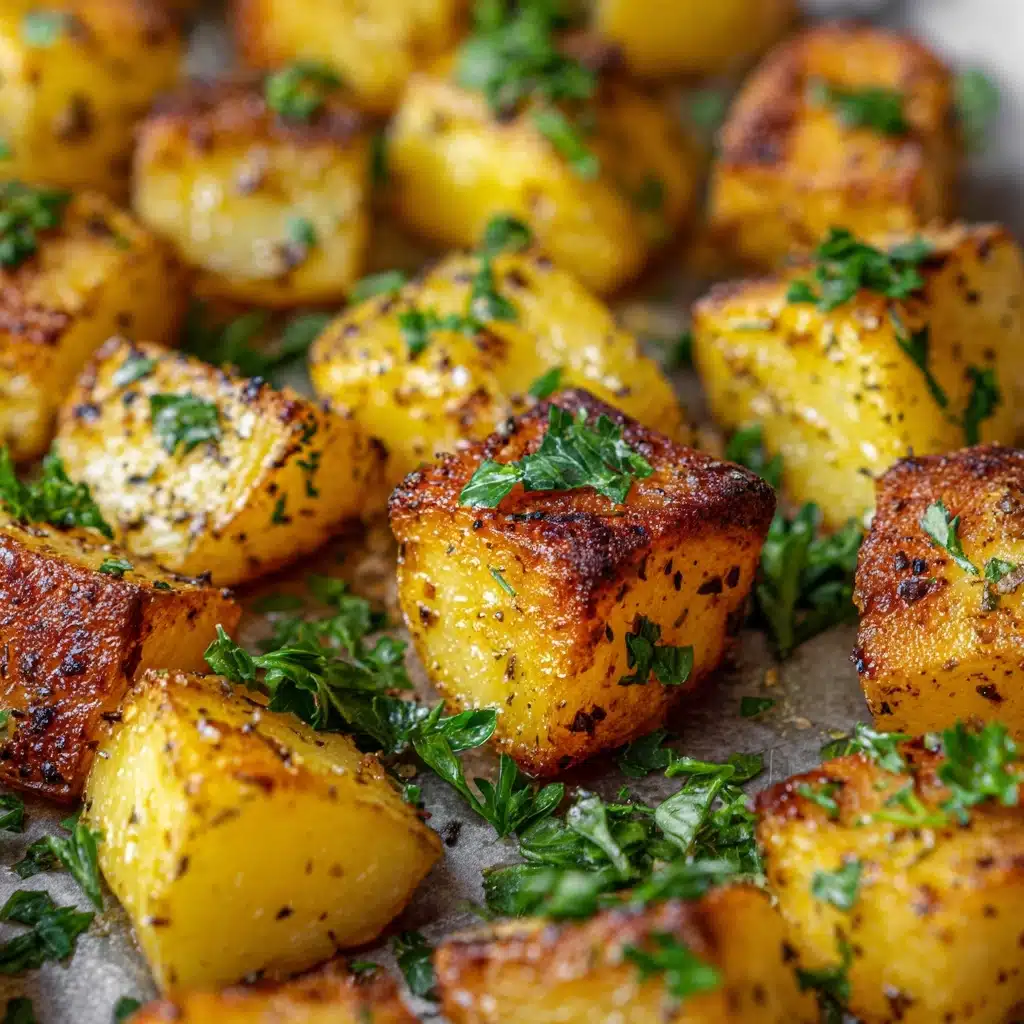 Harissa Potatoes with Whipped Tahini Sauce and Fried Pita Recipe