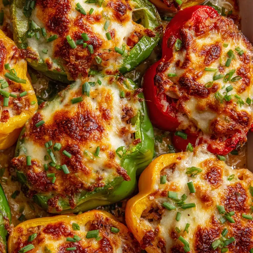 Buffalo Chicken Stuffed Peppers Recipe - Recipe Image