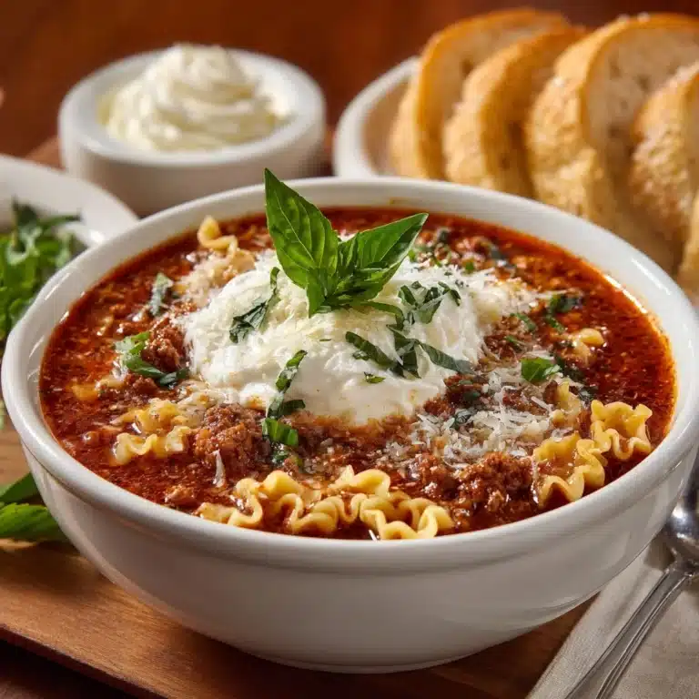 Crockpot Lasagna Soup Recipe