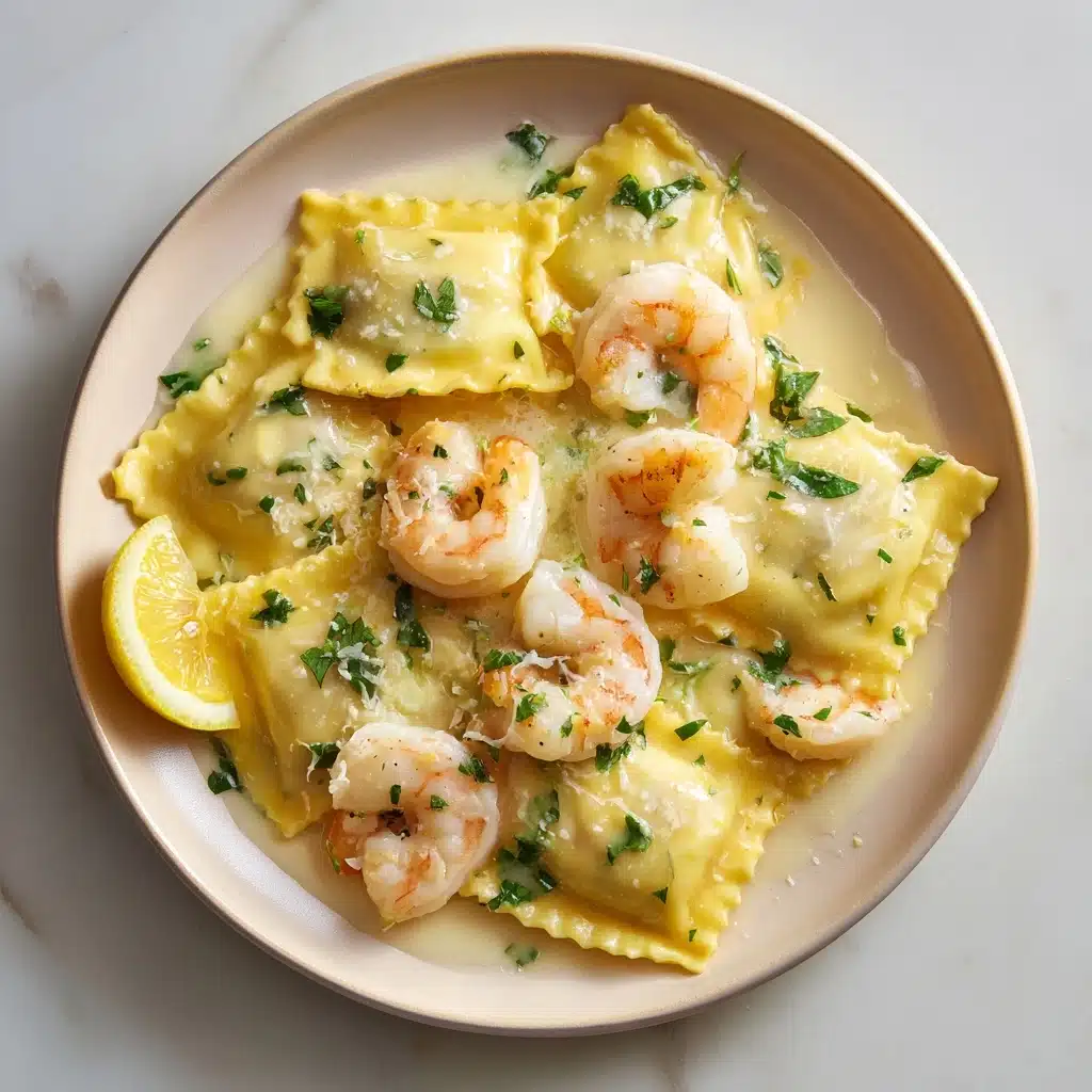 Lobster Ravioli and Lobster in a Zesty Lemon Butter Sauce Recipe