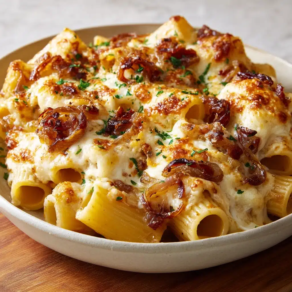 French Onion Pasta Casserole Recipe