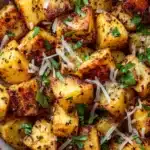 Parmesan Garlic Roasted Potatoes Recipe