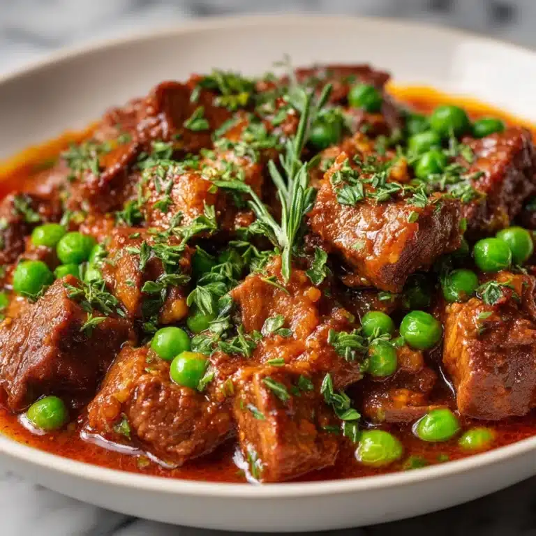 Beef and Pea Stew Recipe