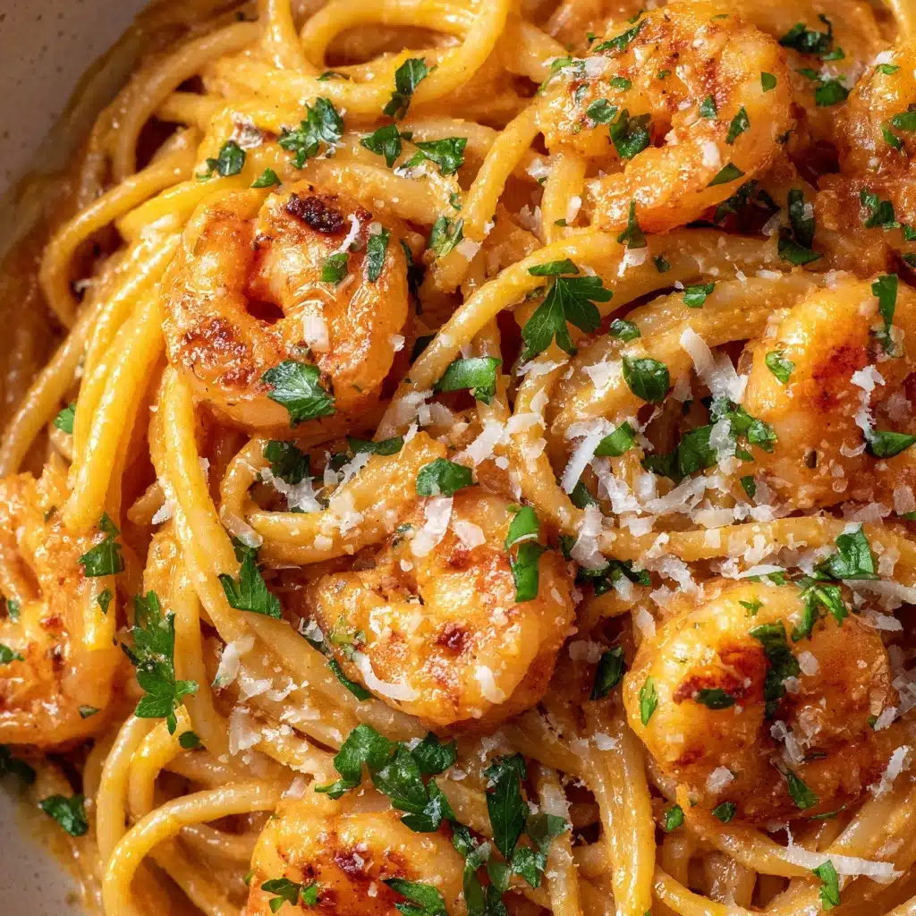 Garlicky Calabrian Chili Pasta with Shrimp Recipe - Recipe Image