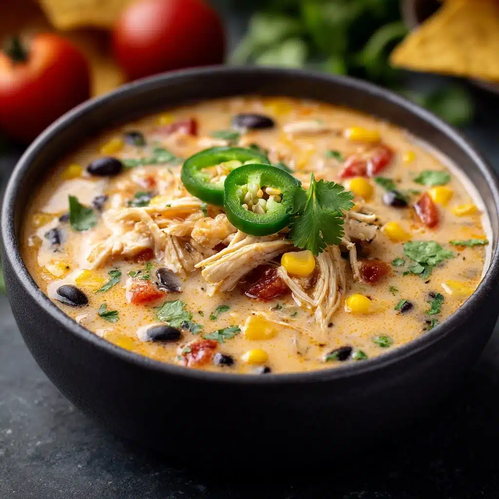 Creamy Chicken Tortilla Soup Recipe - Recipe Image