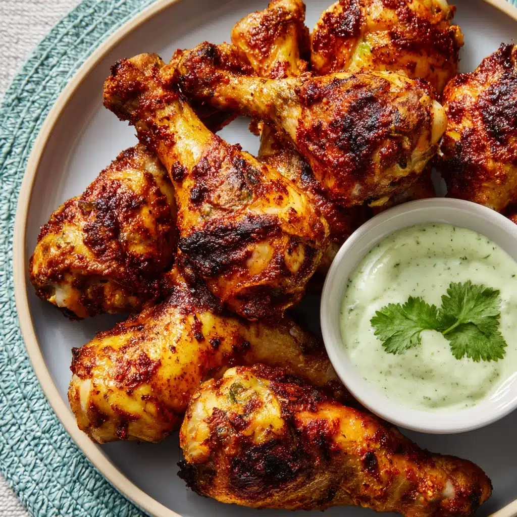 Peruvian-Style Roast Chicken with Green Sauce Recipe - Recipe Image