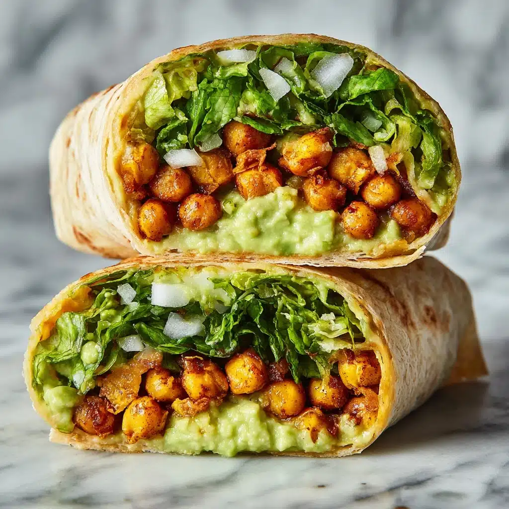 Crunchy Chickpea Caesar Wraps Recipe - Recipe Image