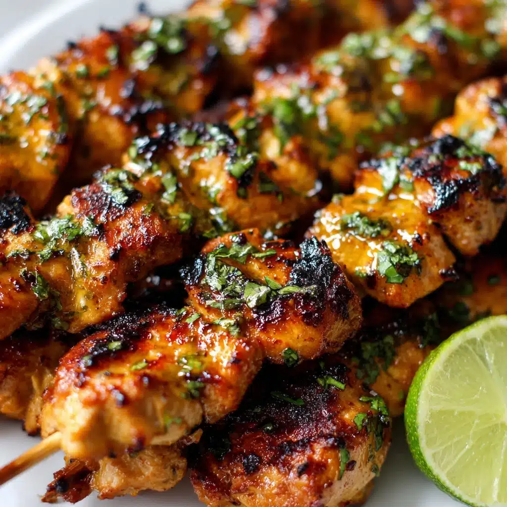 Sizzling Honey Lime Chicken Skewers Recipe - Recipe Image