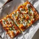 Buffalo Chicken Flatbread Delight Recipe
