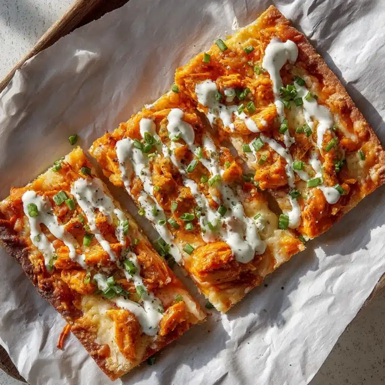 Buffalo Chicken Flatbread Delight Recipe