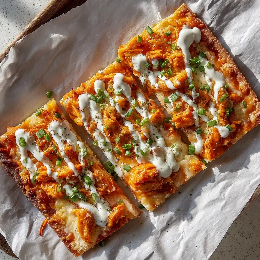 Buffalo Chicken Flatbread Delight Recipe