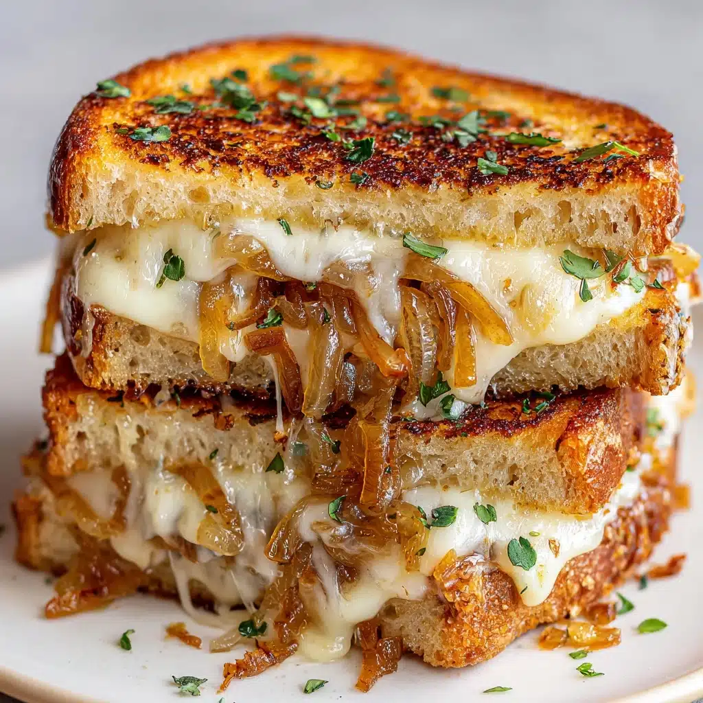 French Onion Grilled Cheese Recipe - Recipe Image
