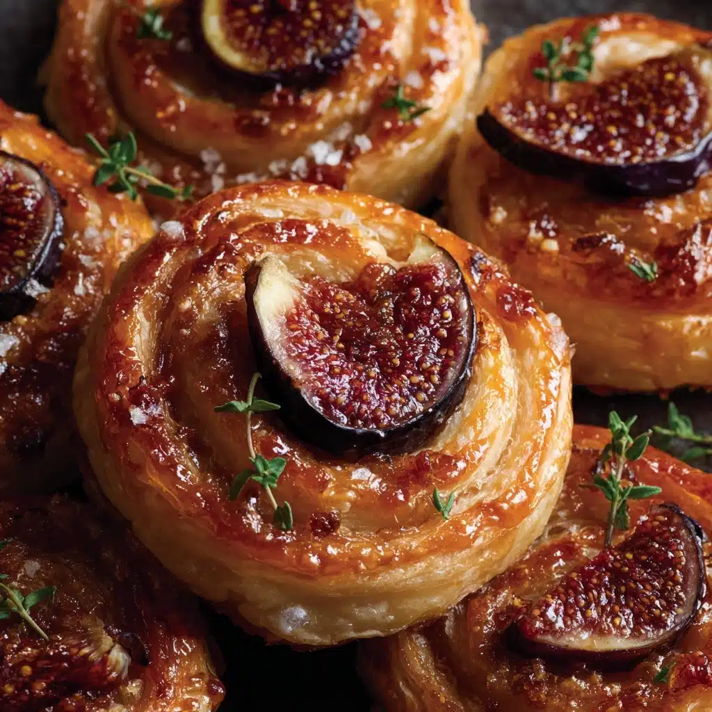 Fig and Goat Cheese Pinwheels Recipe - Recipe Image