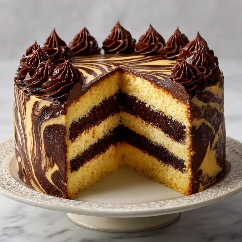 Delicious Marble Cake Recipe - Recipe Image