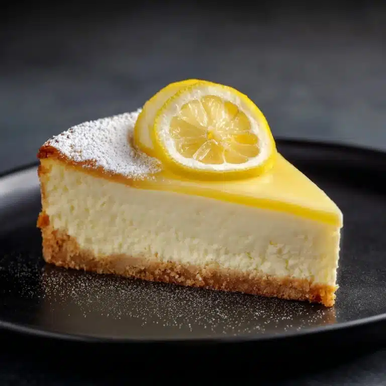 Lemon Custard Cake Recipe