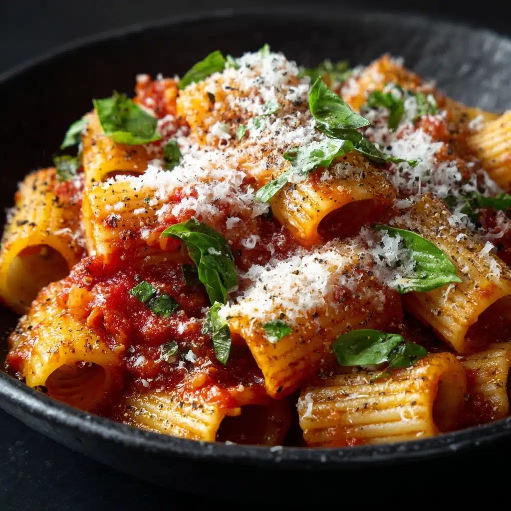 Pasta with Tomato Sauce and Vegetables Recipe - Recipe Image