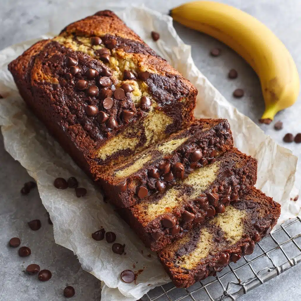 Super Moist Chocolate Chip Banana Bread Recipe - Recipe Image