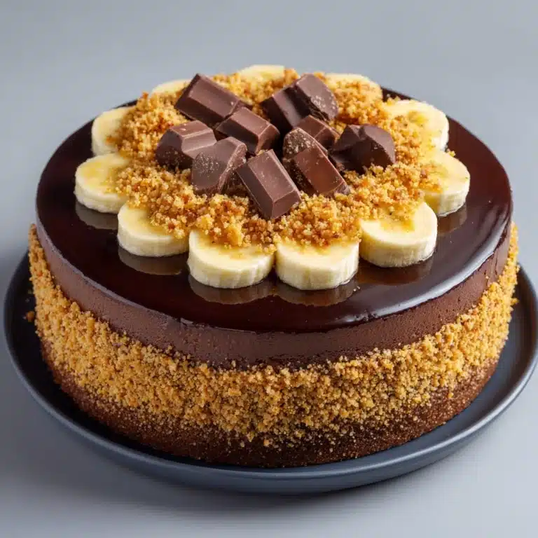 Banana and Chocolate Delight Cake Recipe