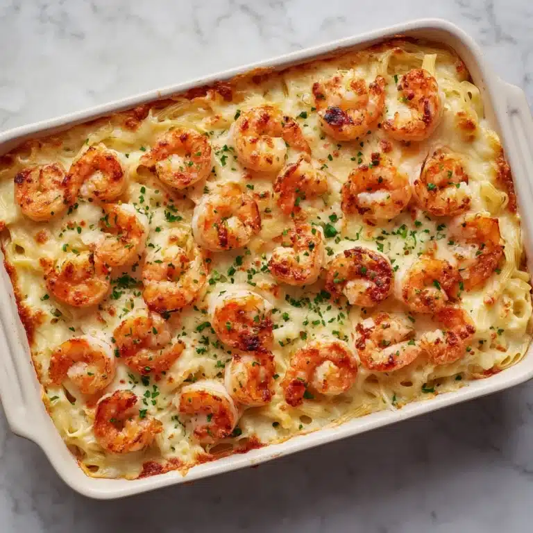 Shrimp Scampi Pasta Bake Recipe