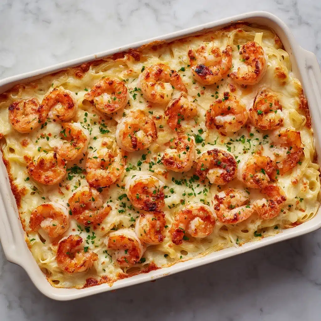 Shrimp Scampi Pasta Bake Recipe