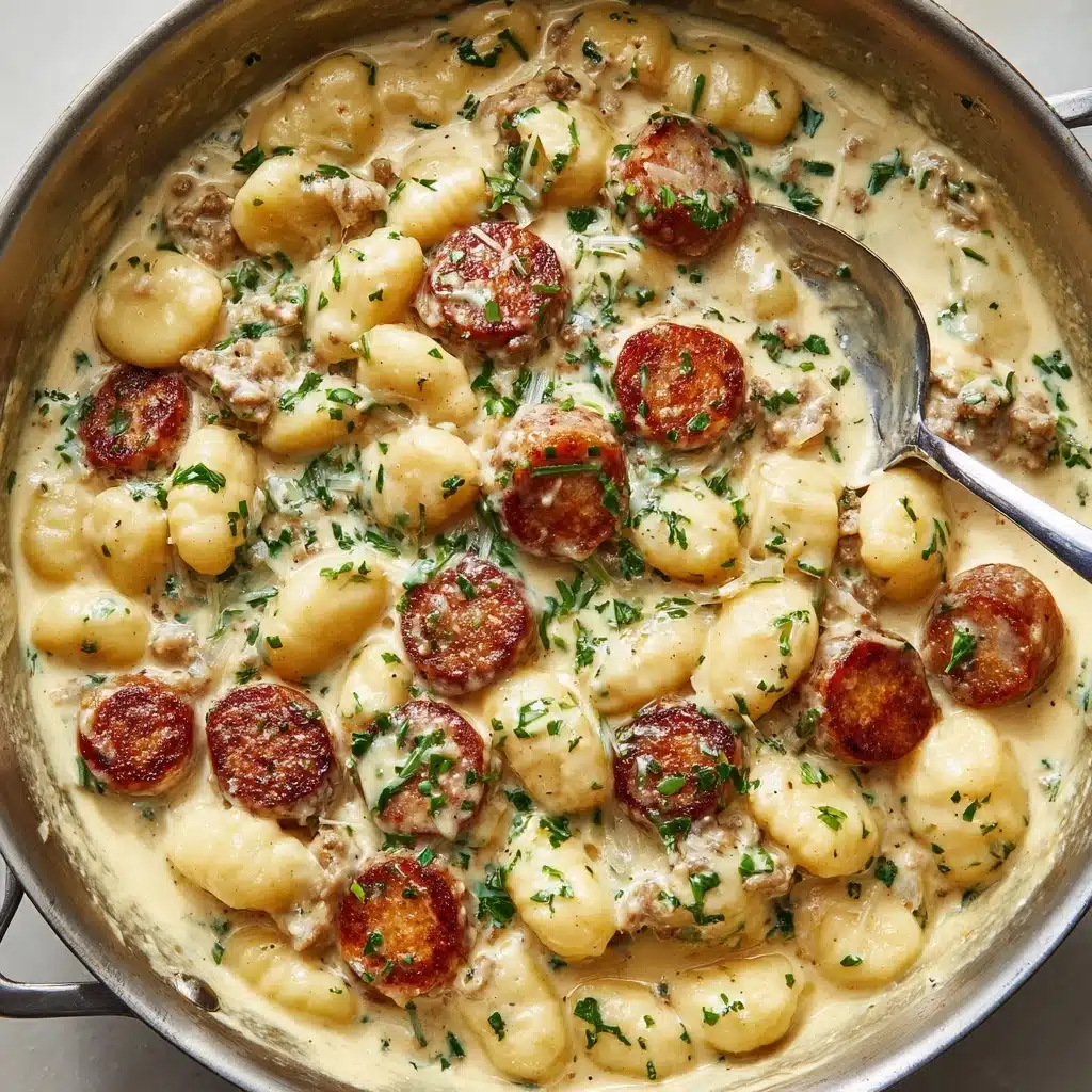 Creamy One-Pot Sausage Gnocchi: A Comforting, Hearty Meal Recipe - Recipe Image