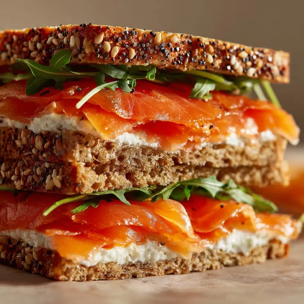 Smoked Salmon Sandwich Recipe - Recipe Image