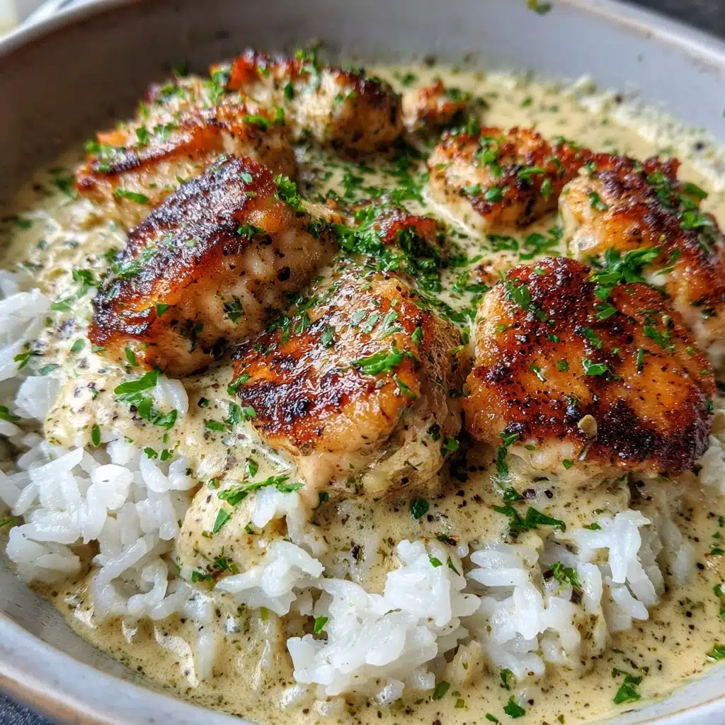 Creamy Herb Chicken & Basmati Rice Recipe - Recipe Image