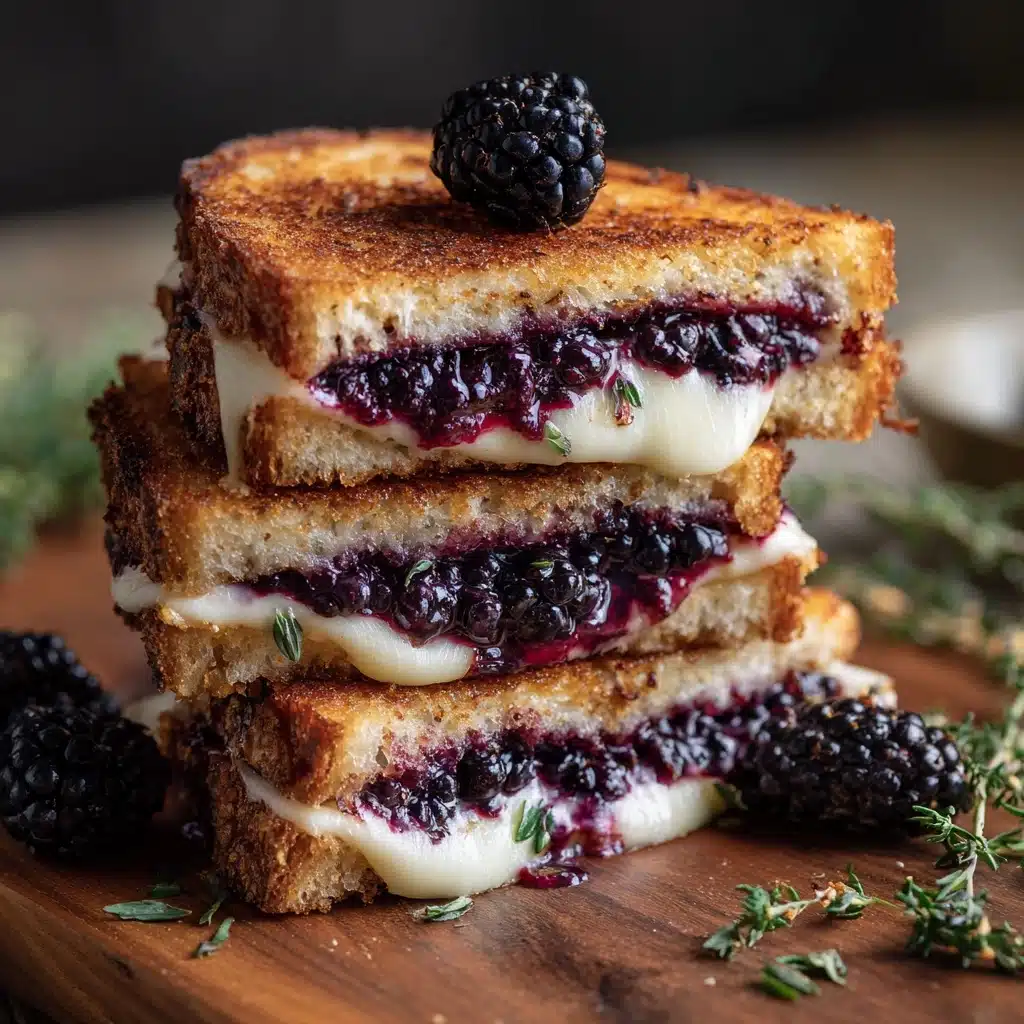 Blackberry Balsamic and Brie Grilled Cheese Recipe - Recipe Image