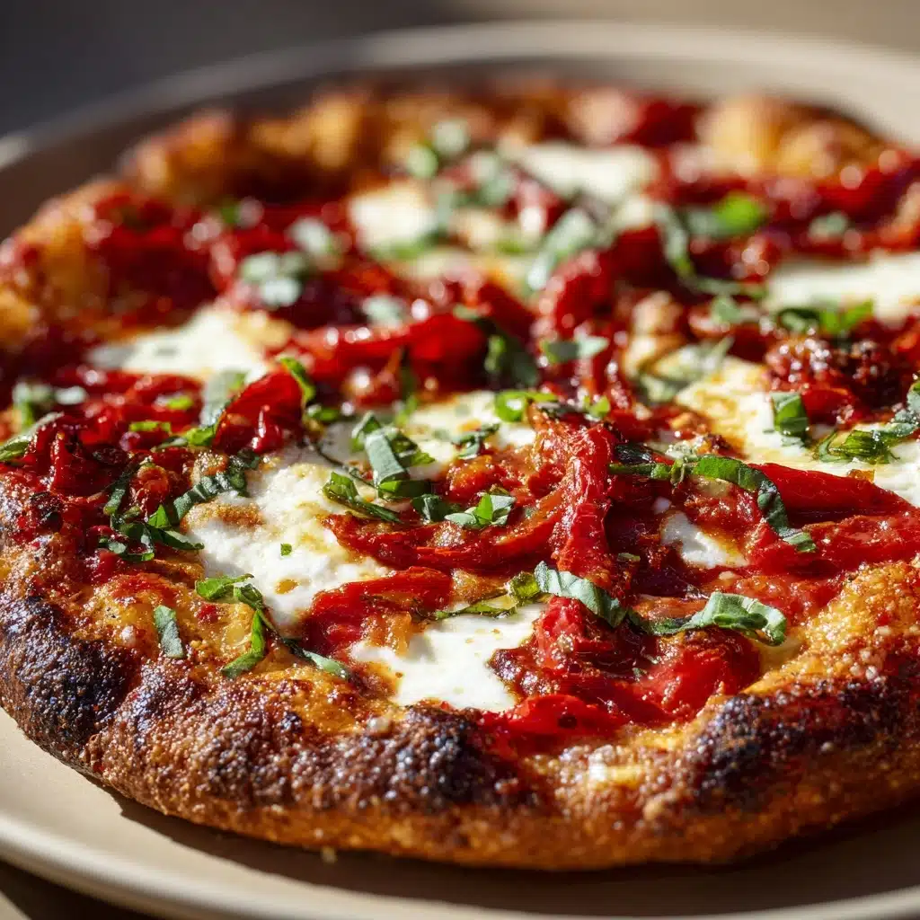 Calabrian Chili Roasted Red Pepper Pizza Recipe