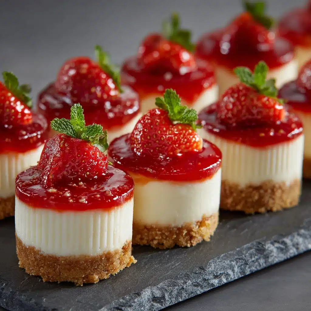 Easy Mini Cheesecakes Recipe - Recipe Image