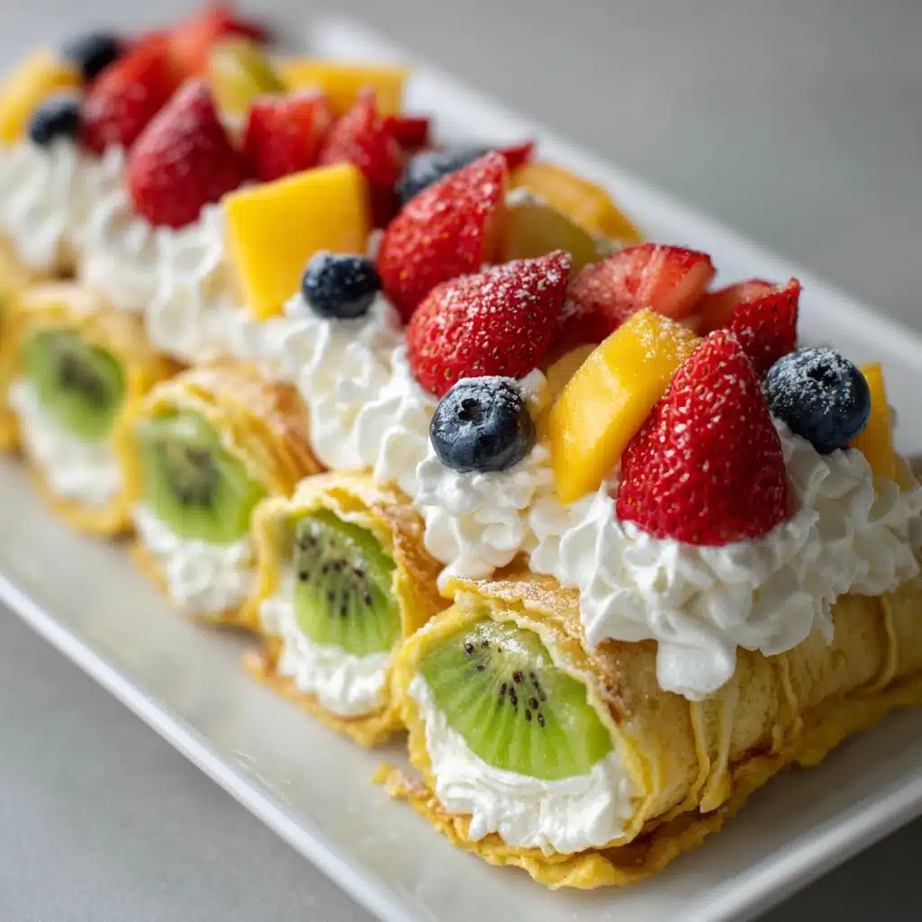 Cheesecake and Fruit Salad Recipe - Recipe Image