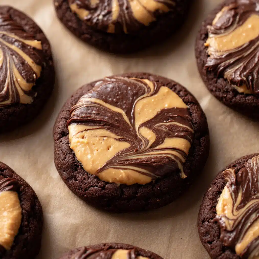 Peanut Butter Brownie Swirl Cookies Recipe - Recipe Image