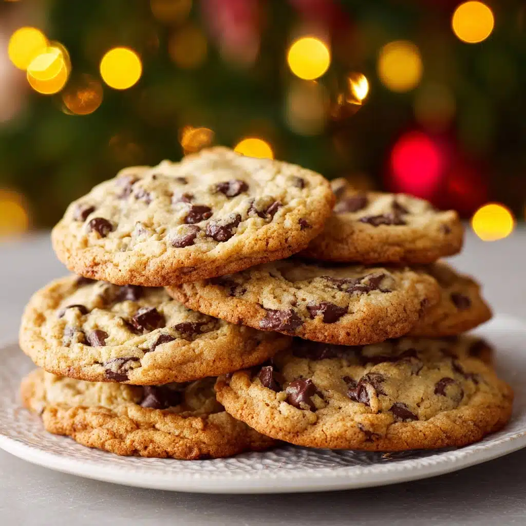 Classic Christmas Chocolate Chip Cookies Recipe - Recipe Image