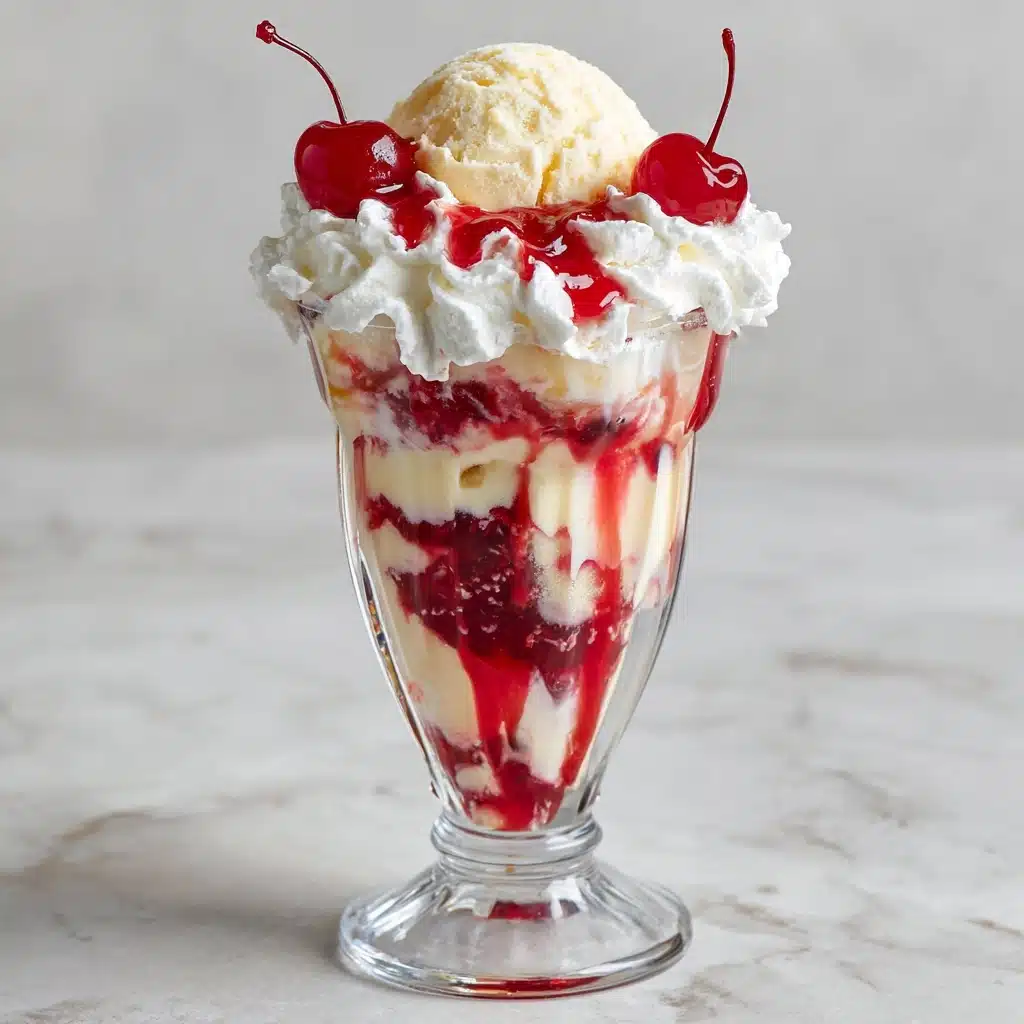 Shirley Temple Ice Cream Float Recipe - Recipe Image